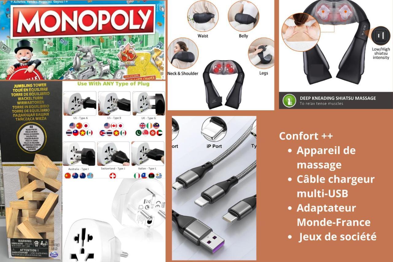 טרואה Mona Lisa : Superbe Loft Centre Ville - Parking Gratuit - Wifi Ultra Rapide-Appareil Massage-Netflix-Jeu Societe מראה חיצוני תמונה